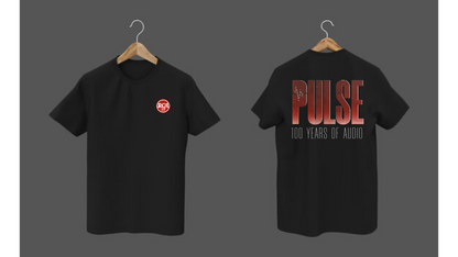 RCA Pro Exclusive PULSE Speaker Line T-Shirt - Celebrating 100 Years of Audio Excellence