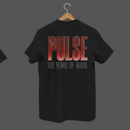 RCA Pro Exclusive PULSE Speaker Line T-Shirt - Celebrating 100 Years of Audio Excellence