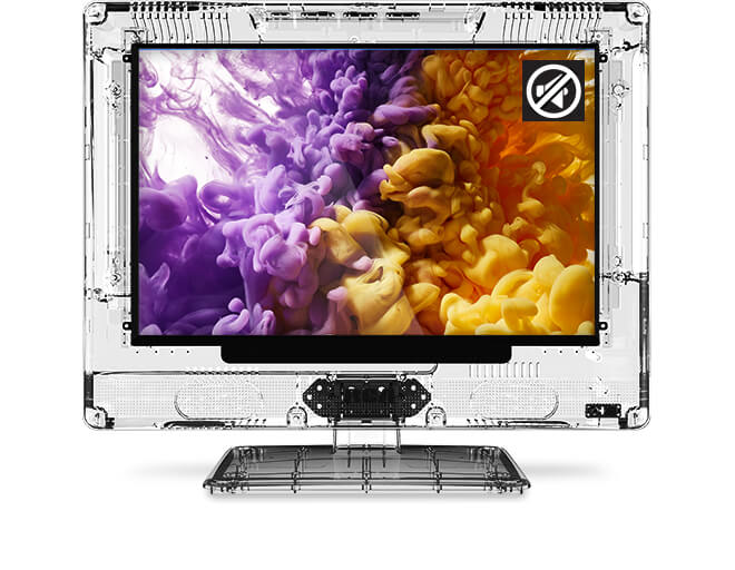 RCA SE series 13 inch television without speakers