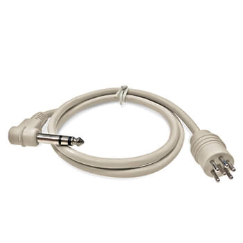 3 foot long 6 pin male to quarter inch male cable