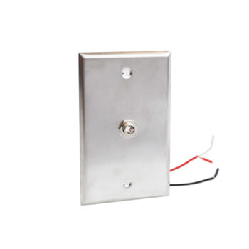 quarter inch pillow speaker wall plate